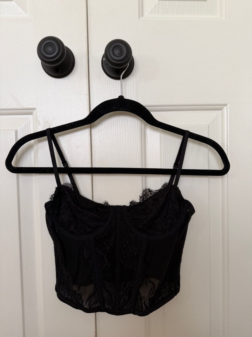 White Fox Corset Top